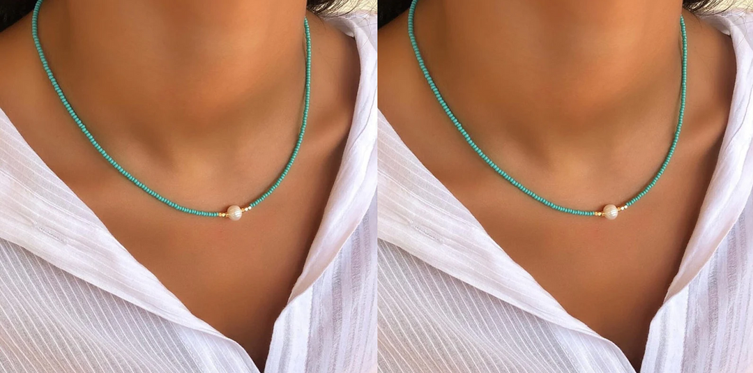 Aurora | Handgemaakte Helende Parelketting | 1+1 GRATIS