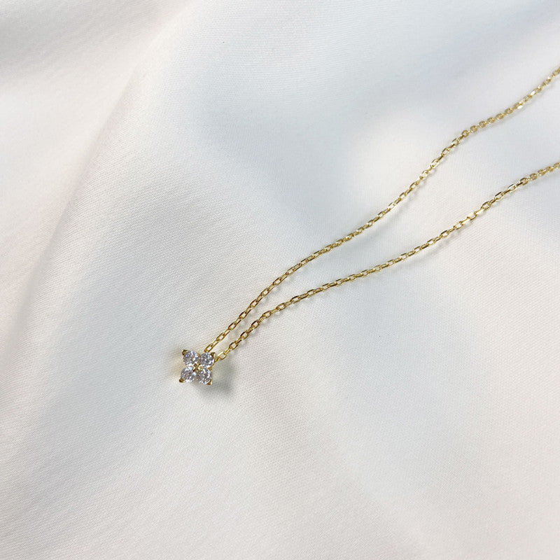 Anouk | Klaver Vier Stenen Ketting