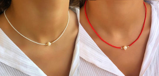 Aurora | Handgemaakte Helende Parelketting | 1+1 GRATIS