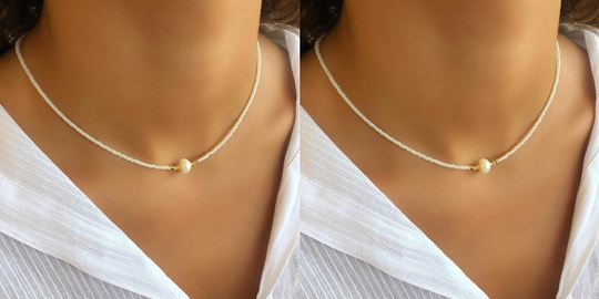 Aurora | Handgemaakte Helende Parelketting | 1+1 GRATIS